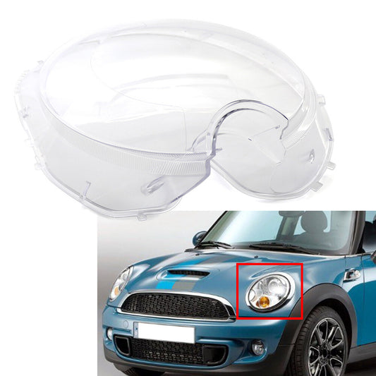 Front Headlight Headlamp Lens Cover Left for BMW for MINI R56 2007-2015 Transparent