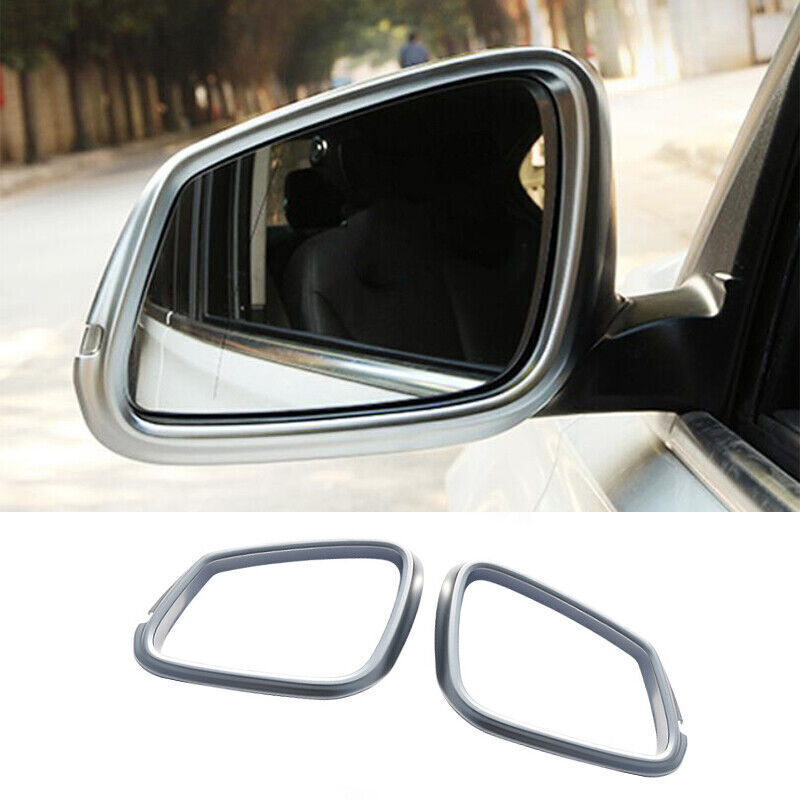 Exterior Rear View Mirror Frame Trim Chrome ABS 2PCS Fit for BMW F20 F21 F22 F23