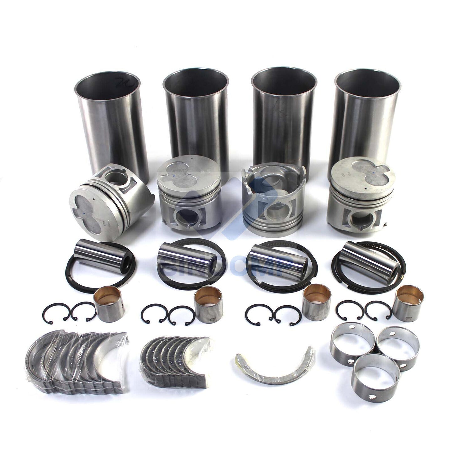 Engine Rebuild Kit W/Inner Cooling Gallery for Isuzu TCM KOMATSU Truck with 4JG2