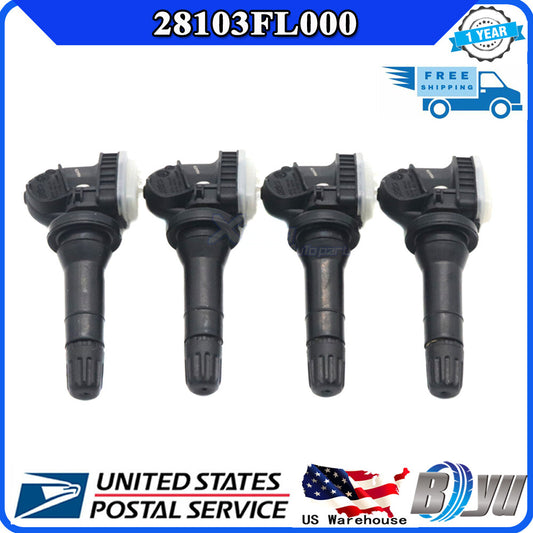 new 28103FL000 TPMS tire pressure sensor kit (4) for Subaru Impreza Crosstrek