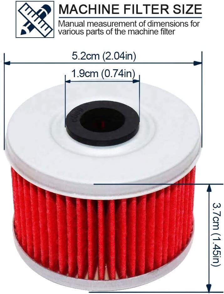 Oil Filter for Honda TRX300EX TRX-300EX TRX300 TRX 300 EX 1993-2002 2003 2004