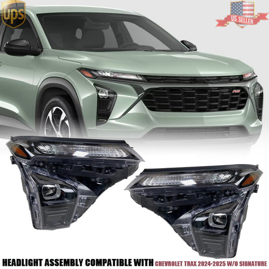 LED Headlight Assembly W/O Signature For 2024-2025 for Chevrolet Trax Left Right