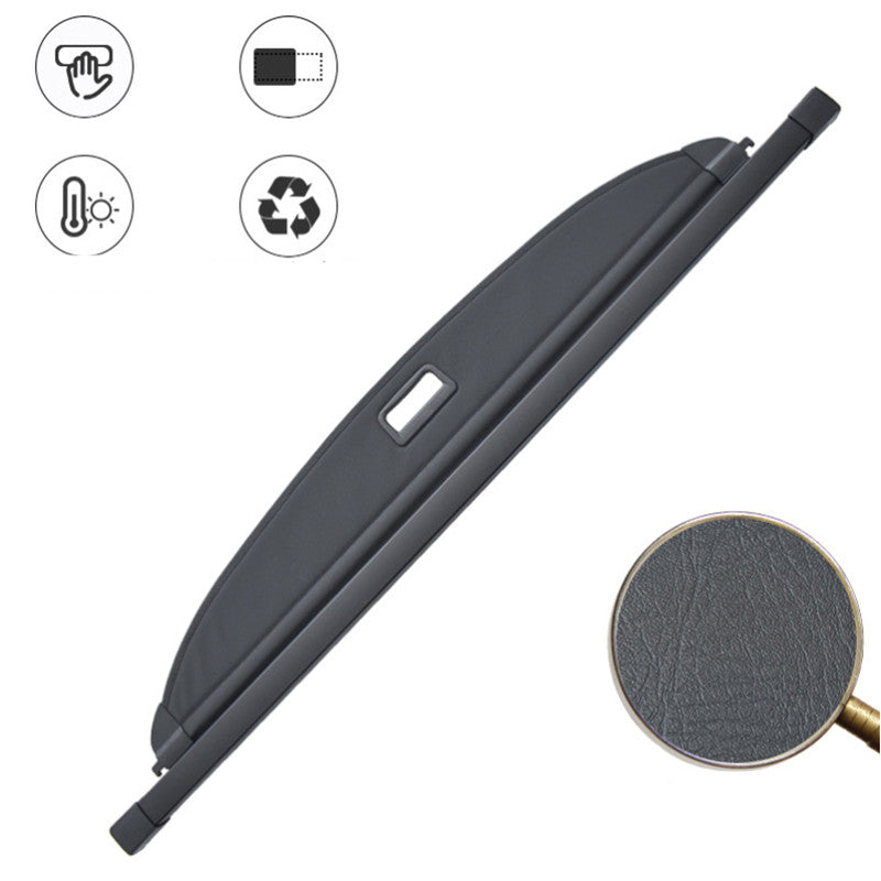 Rear Trunk Cargo Cover Luggage Shade Shield for Hyundai Palisade 2020-24 leather