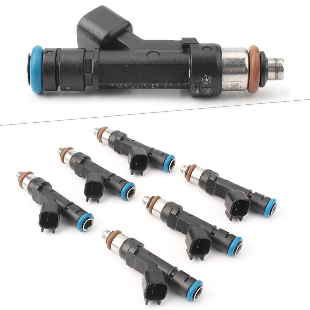 Fit for Chrysler for Dodge for Jeep 3.3/3.8L 2007-10 6x Fuel Injector 0280158119 04861667AA