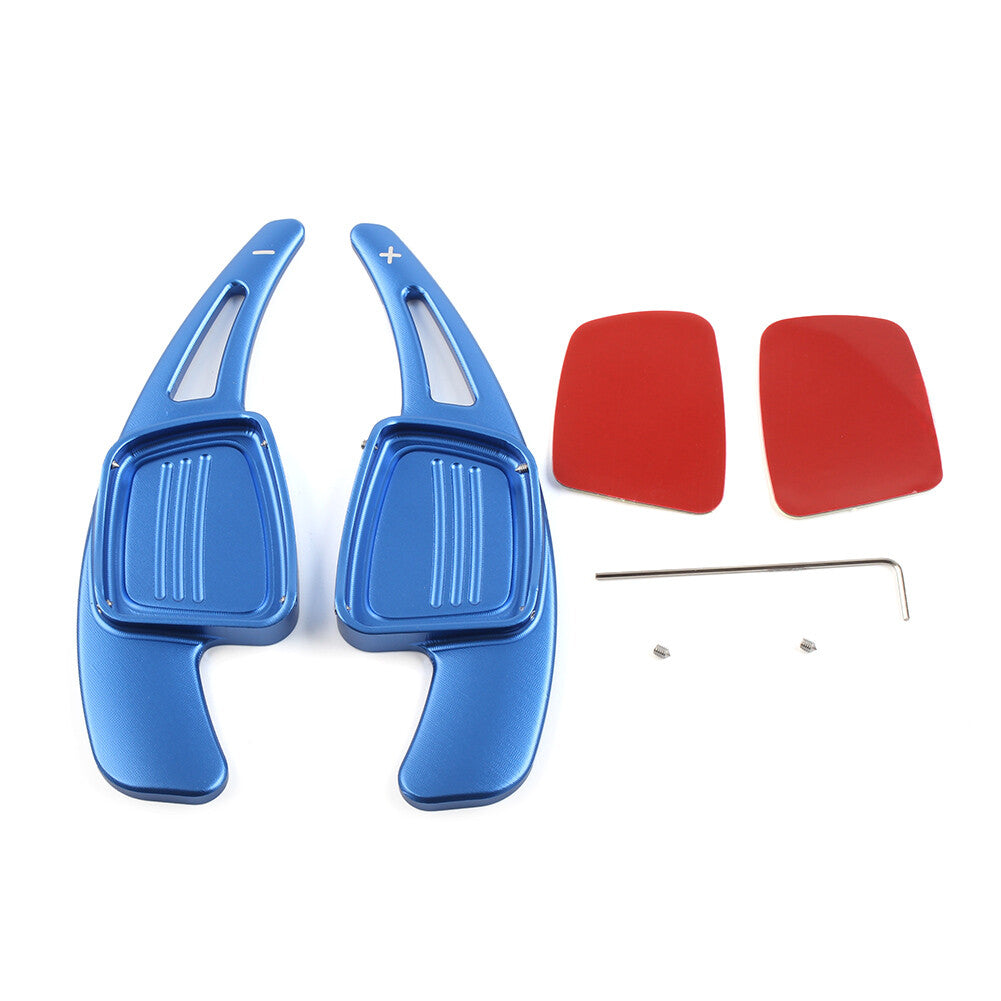 Steering Wheel Shift Paddle Shifter Blue for Audi A3/4/5 S3/4/5 SQ5/7 Q2/3/5/7