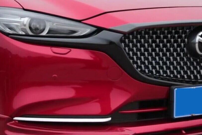 for Mazda 6 Atenza 2018-2021 Black Painted Front Side Center Mesh Grille Grills