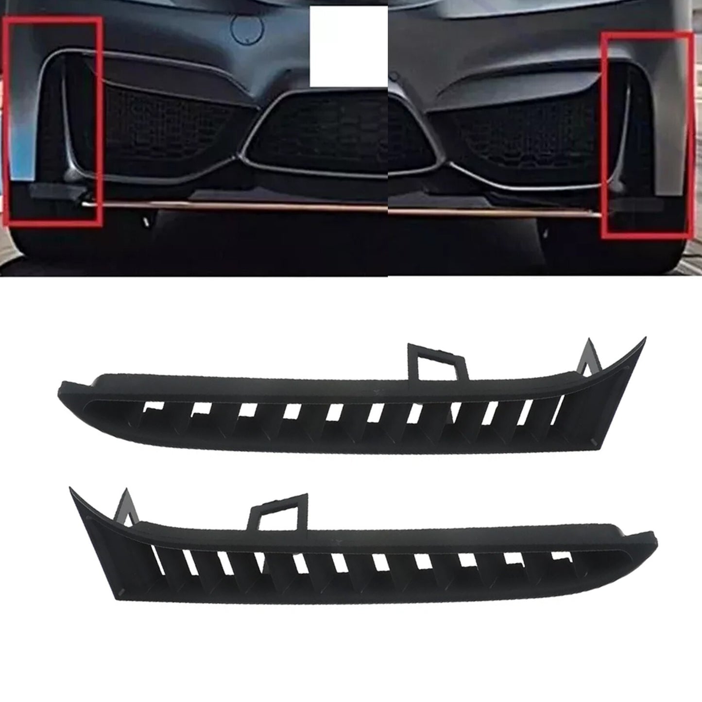 2x Front Bumper Air Inlet Grille Cover for BMW -M3 For F80 F82 F83 51118056599