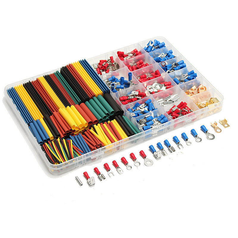 Automotive wiring harness kit 350 terminal connector with 328 heat shrink tubing