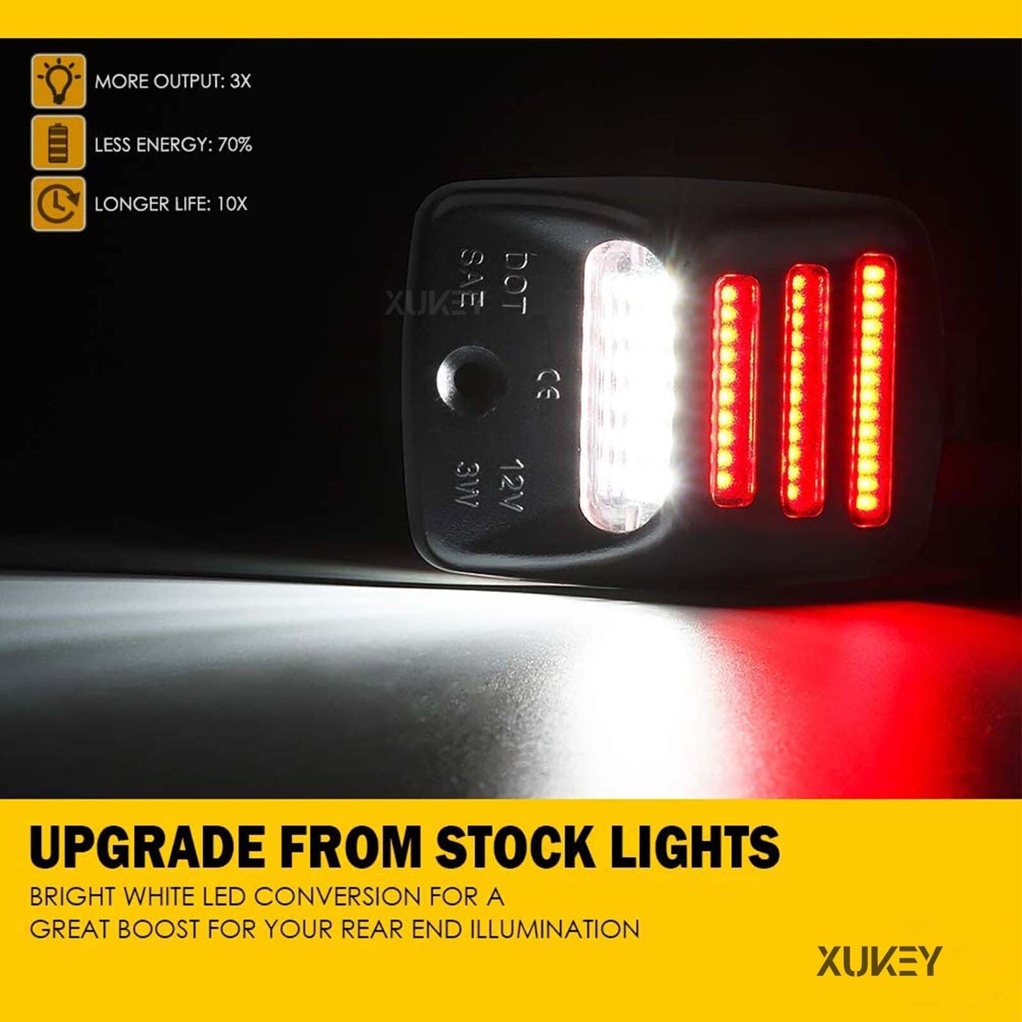 Truck License Number Plate Light for Toyota Tacoma 2005-2015 Tundra 2000-2013 2x
