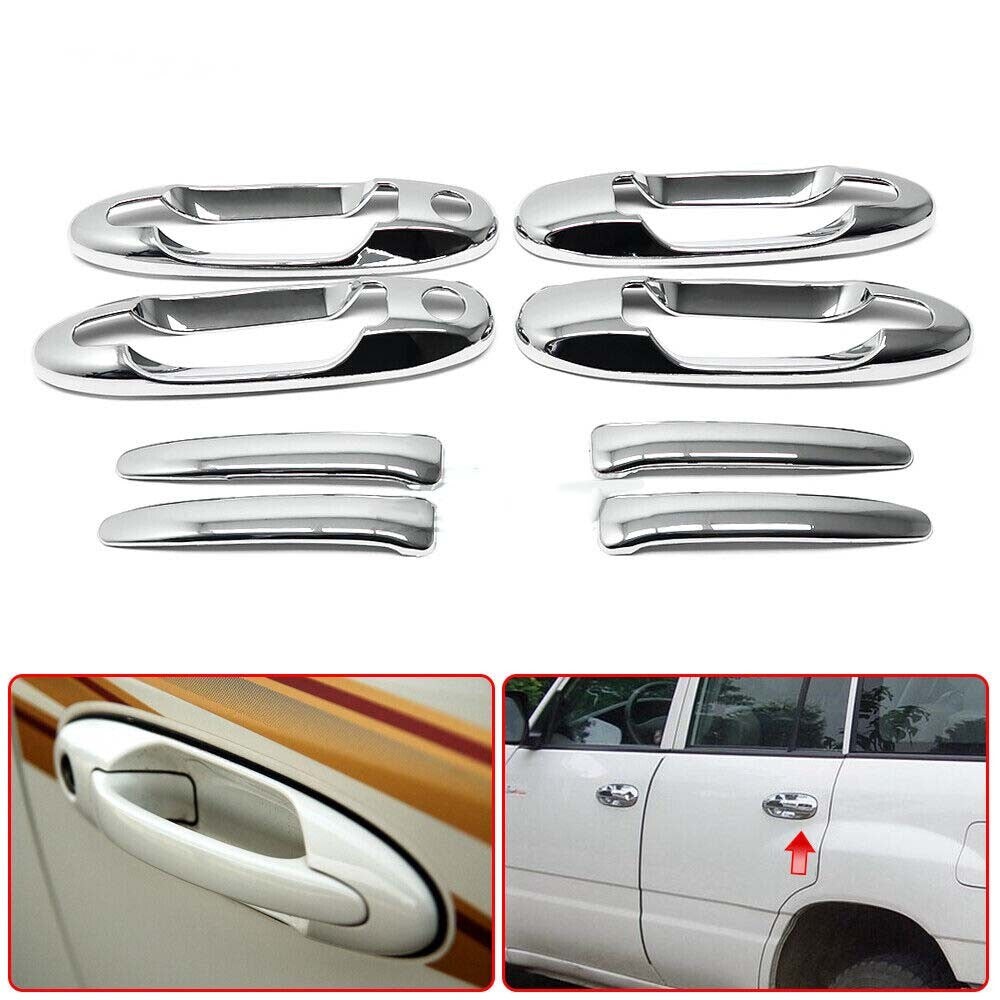 Chrome Door Handle Cover for Toyota for Land Cruiser LC100 for Lexus LX470 1998-2007
