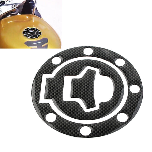 Fit 97-03 GSXR-600/750/1000 Carbon fiber Gas Tank Fuel Cap Cover Protector Pad