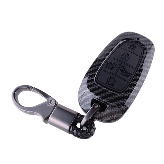 Remote Key Fob Case Cover Fit for Hyundai Santa Cruz Santa Fe Sonata 20-23