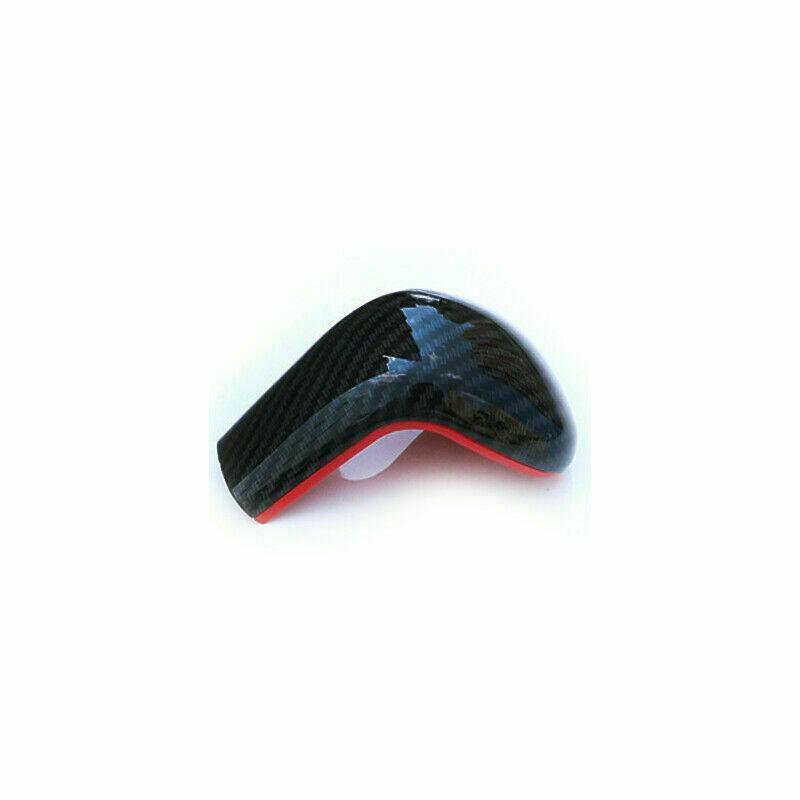for Toyota for Corolla 2019-2022 Red+Carbon Fiber Inner Gear Shift Knob Cover Trim