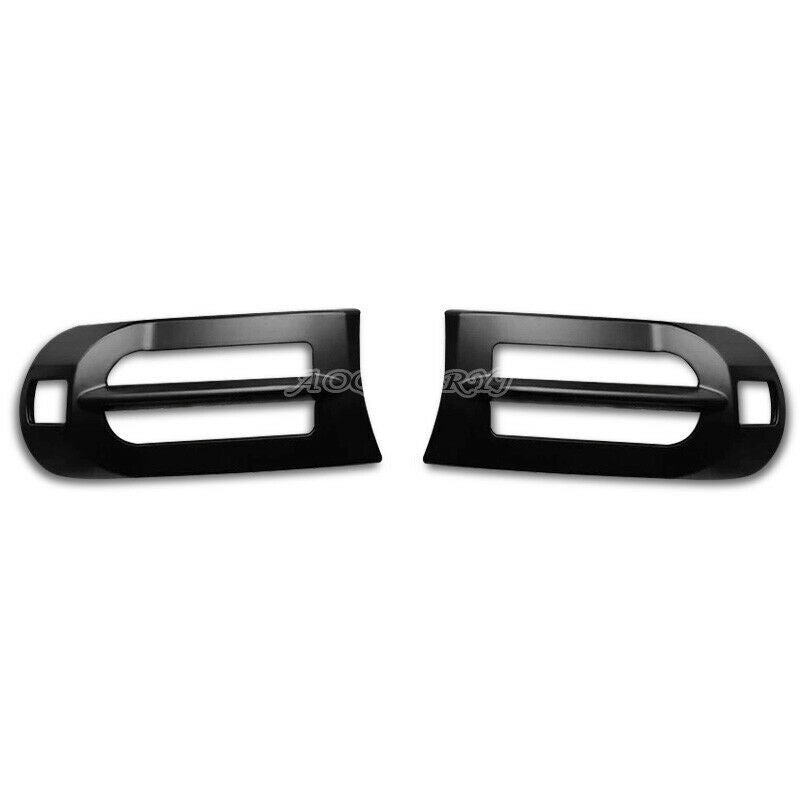 ABS Black Front Bumper Fog Light Lamp Cover Trim for Toyota FJ Cruiser 2007-2014