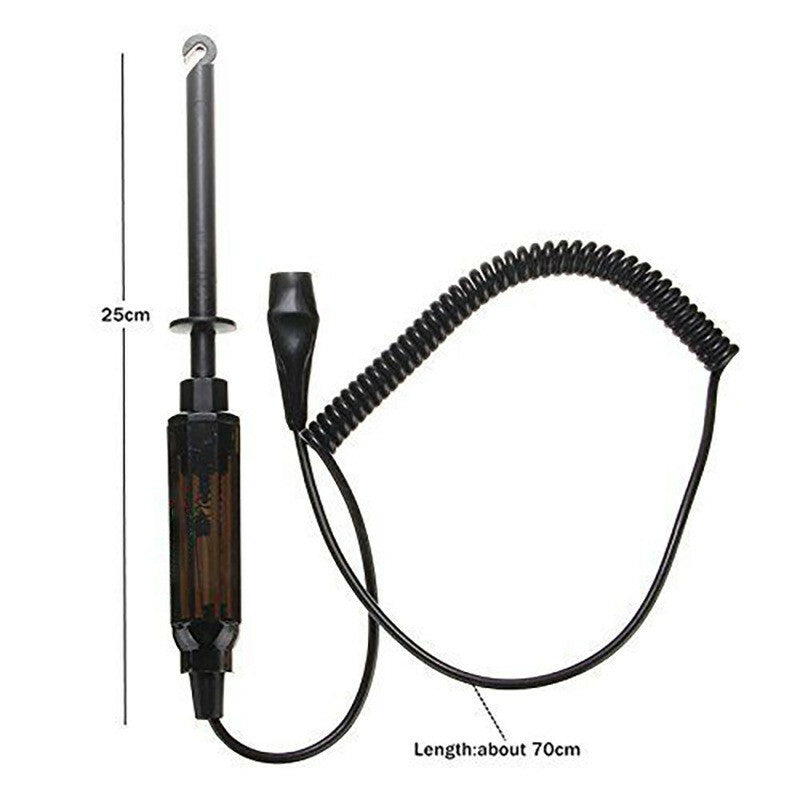 Car Wire Line Voltage Circuit Tester 6V/12V/24V DC Hook Probe Test Light Pencil