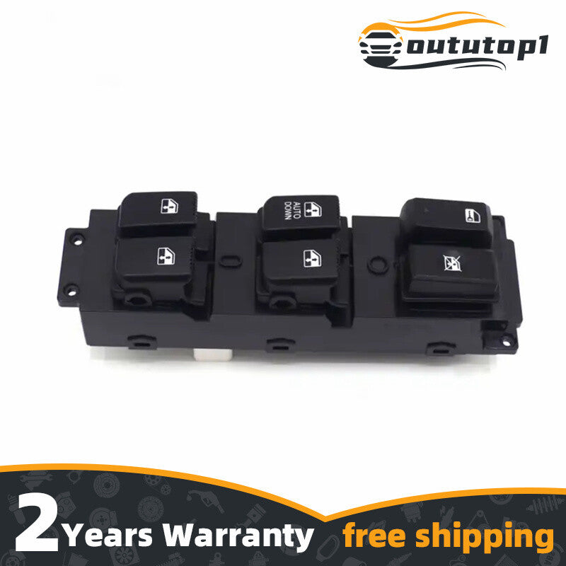Left main power window switch for Hyundai Santa Fe CM 2007 - 2011 93570-2B730