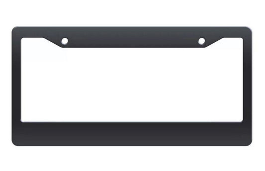 Car license plate frame cover cap, trunk black plastic, suitable for Nissan