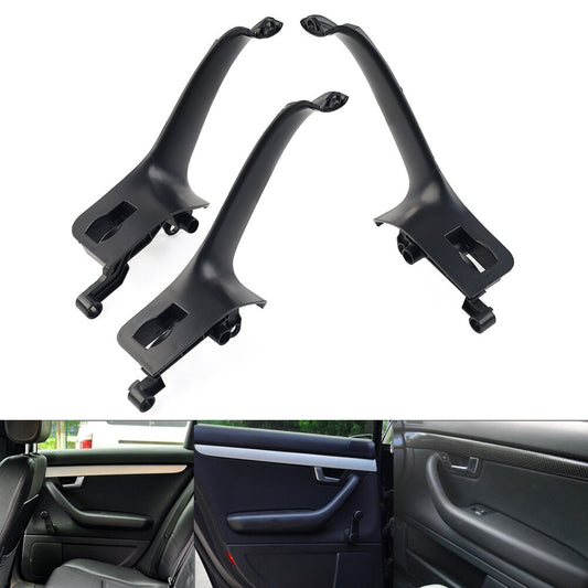 Car Inner Doors Handle Pull Trim Cover for Audi A4 B6 B7 2002-2008
