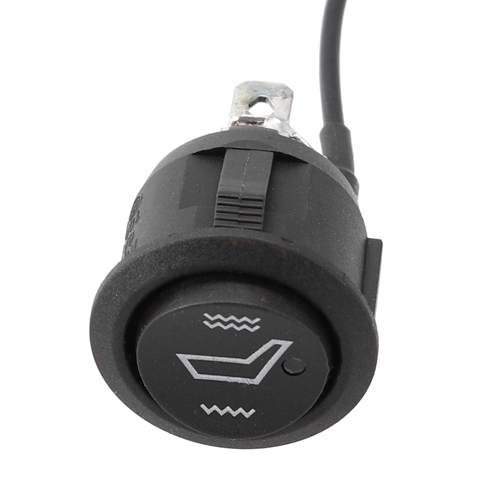 Plastic and metal for seat switches suitable for all cars, 3-pin control heater switch, 12V