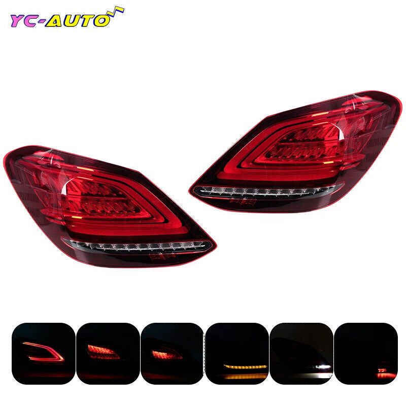 for Mercedes Benz C-Class W205 C180 C200 2019-20 Left LED Tail Light Brake Lamp