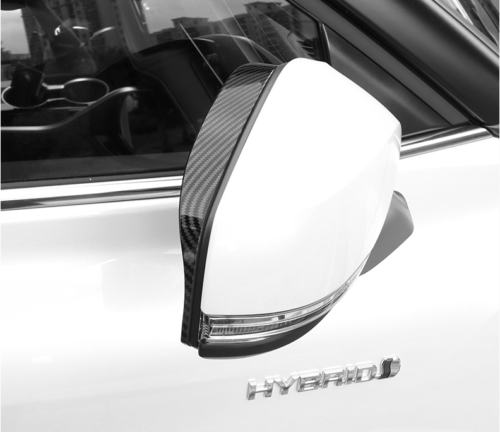 For 2021-2023 for Toyota for Sienna Carbon Rearview Side Mirror Rain Eyebrow Frame Trim