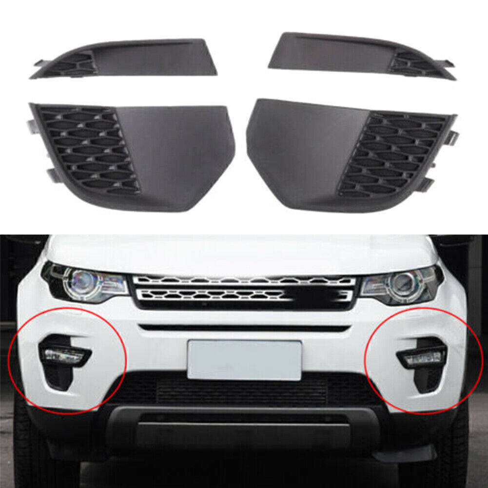 Front L+R Side Fog Lamp Bezel Trim Cover Fit LR Discovery Sport 2015-2019 2016