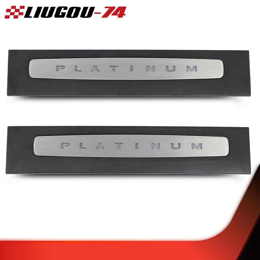 A pair of front door window sills suitable for 2017-2022 for Ford F250 F350 F450 Super Duty