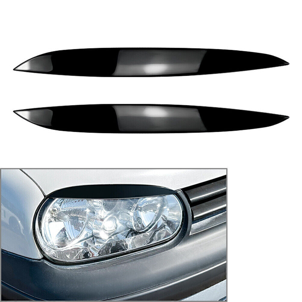 Scheinwerfer Augenbraue Augenlid Abdeckung Trim F¨¹r for VW for Golf MK4 1997-2005 Paar