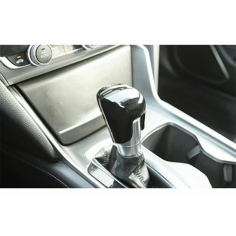 for Honda for Civic 2022-2023 Gloss Black Center Console Gear Shift Knob Cover Trim