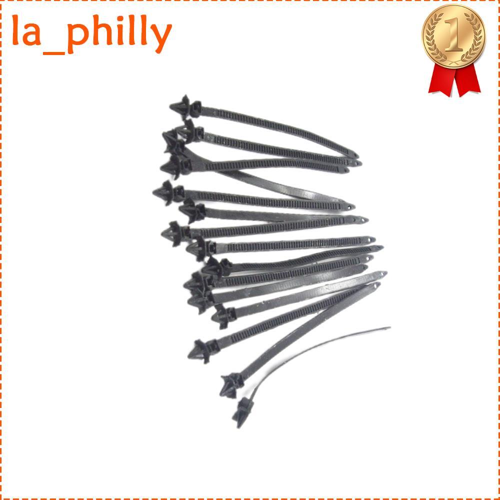 40Pcs Ties Releasable Nylon Cable Strap Push Mount Wire 7mm Hole for Mazda for Honda
