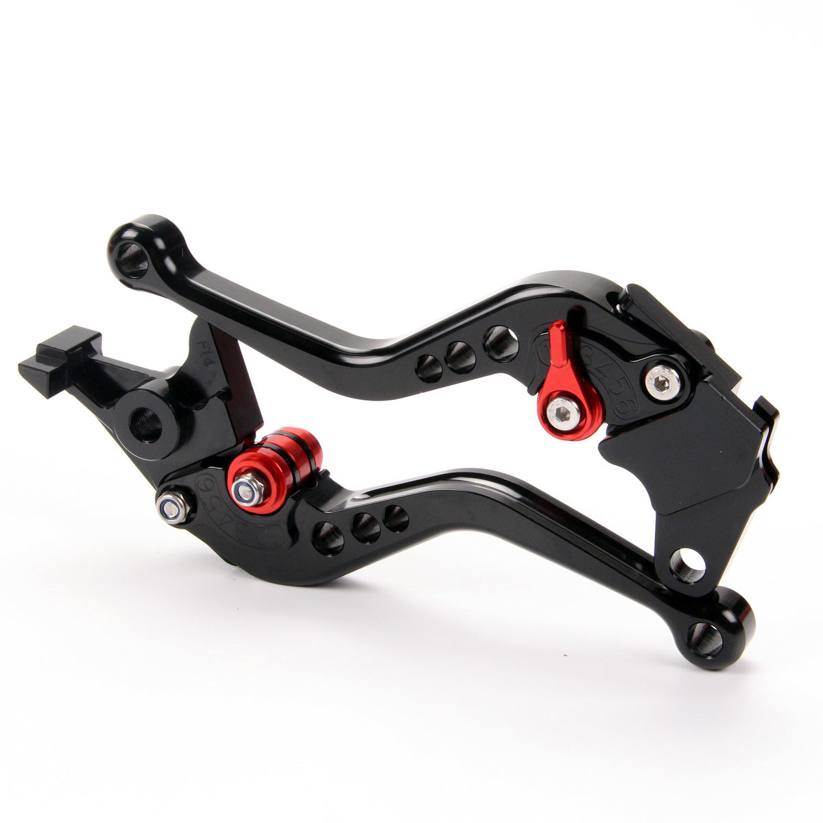 Short CNC Black Brake Clutch Levers For RS125 (1998-2010) /RS50 2009/08