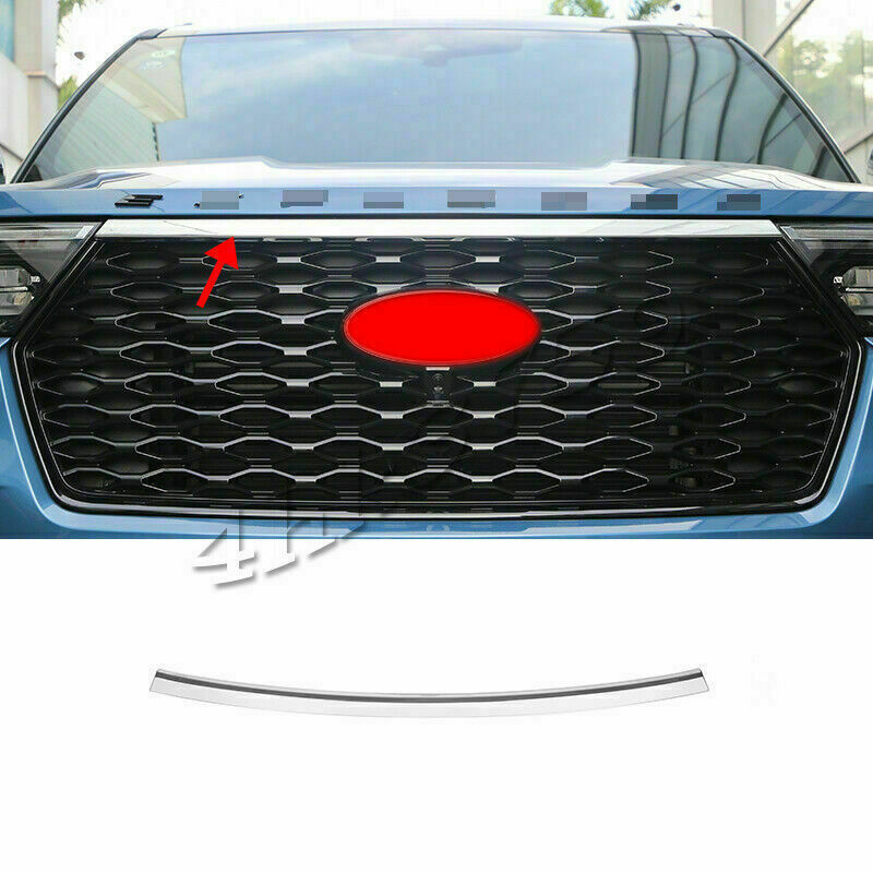 for Ford Explorer 2020-2022 ABS Chrome Front Hood Grill Bonnet Stripe Cover Trim