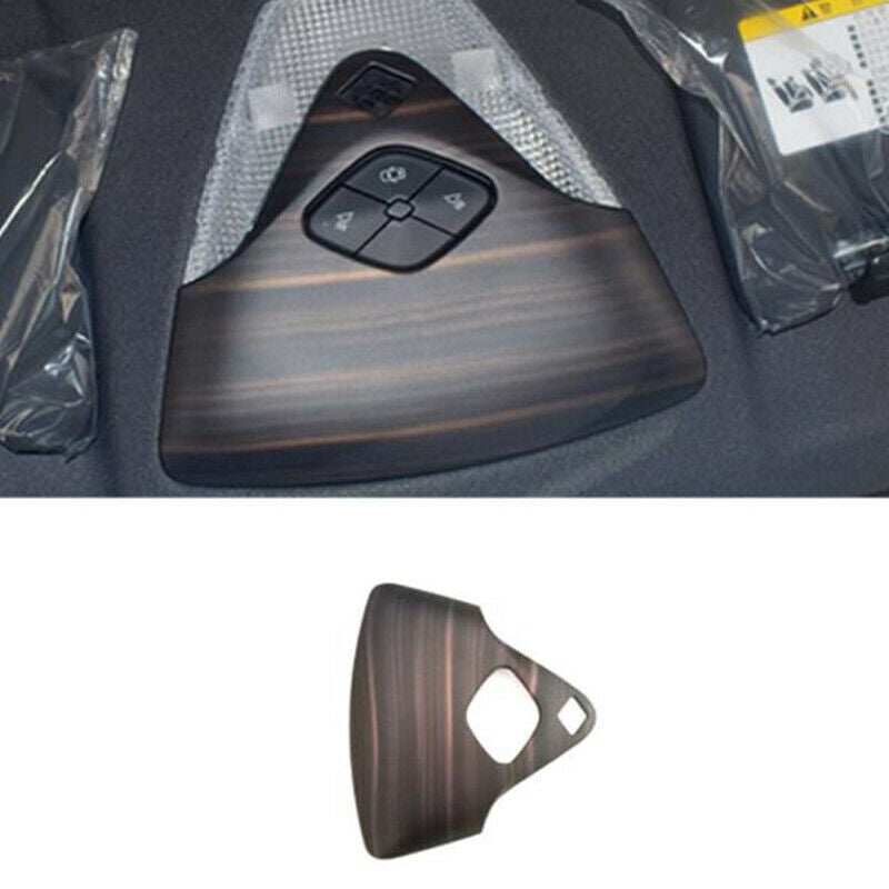 Wood Grain Front Reading Light Lamp Cover Trim Fit for Toyota C-HR CHR 2016-2022