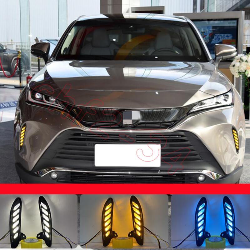 3 colors LED Daytime Running Light/Turn signal light for Toyota Venza 2021-2022