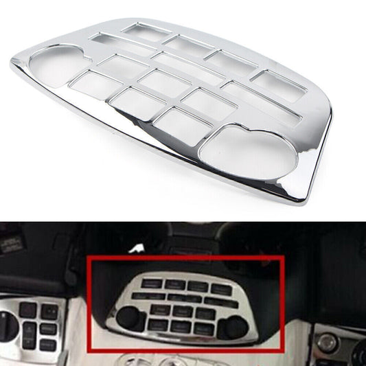 for Honda Goldwing GL1800 2001-2011 Chrome Radio Accent Panel Decoration Trim