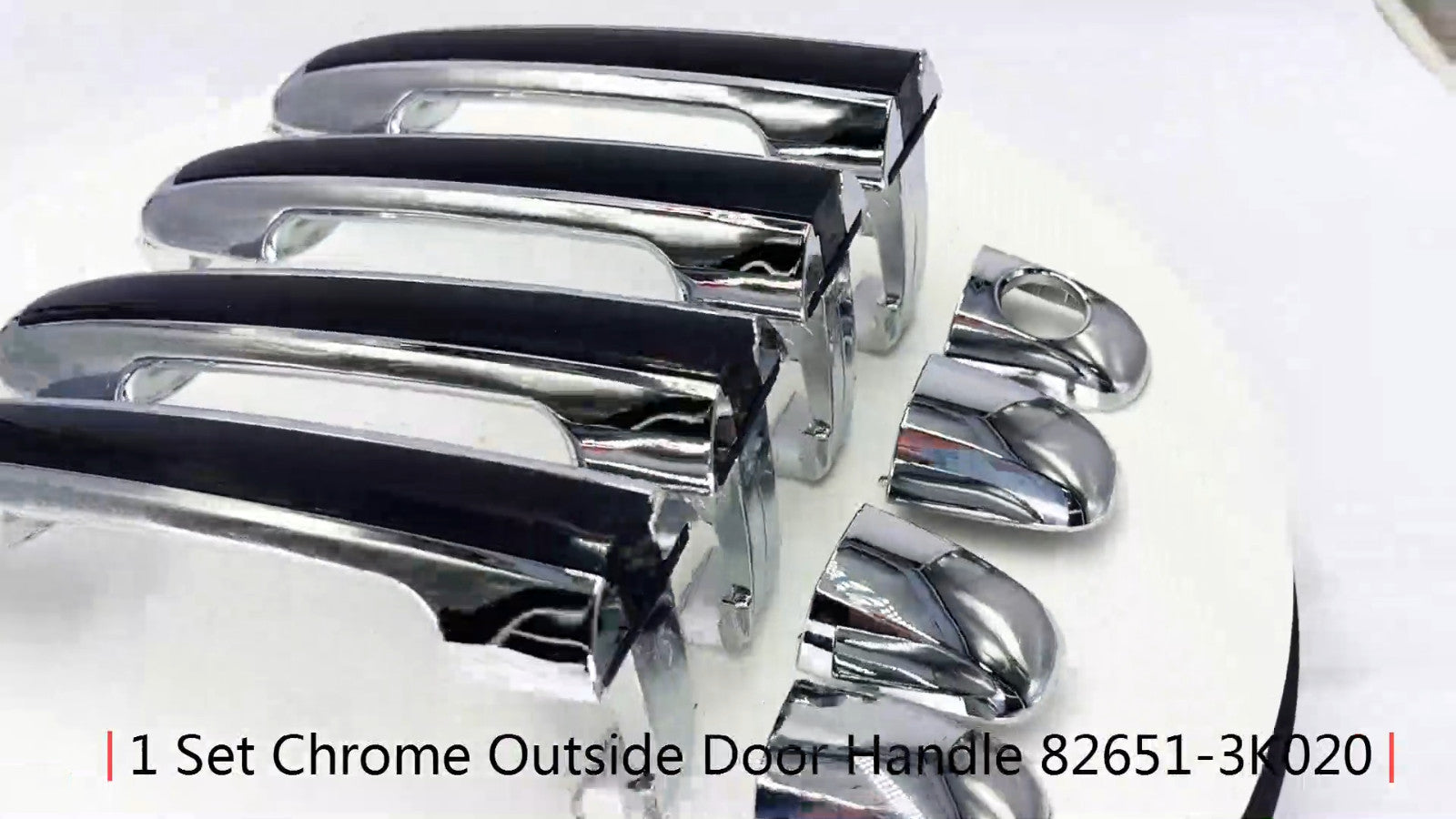 One set of chrome exterior door handles suitable for Hyundai Sonata 82651-3K020 826523K010