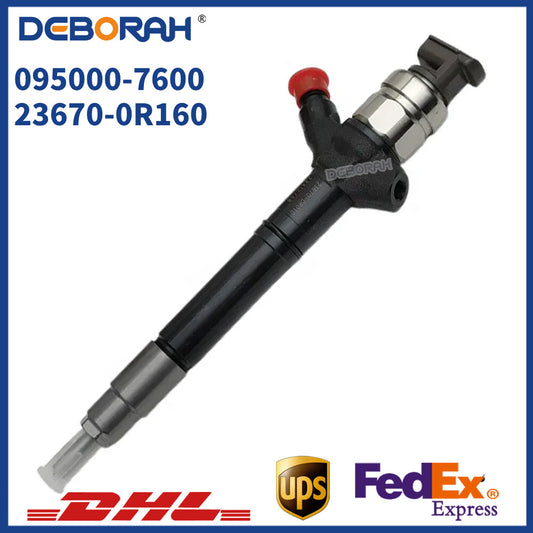 Fuel Injector 095000-7600 23670-0R160 for Toyota Avensis 2.2 D-4D engine