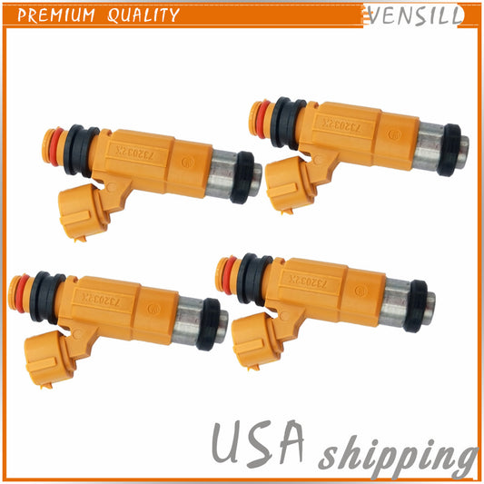 4Pcs Fuel Injector 5FL-13761-00-00 for Yamaha XV1700PC Road Star Warrior 02-09