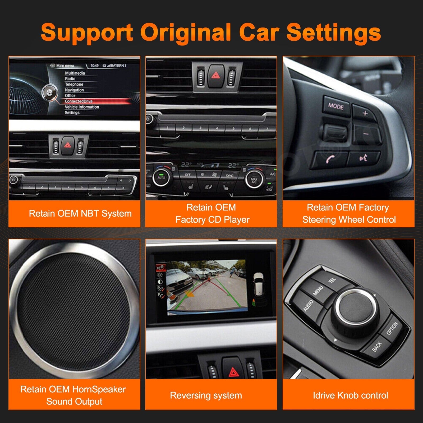 10.25' for BMW 5 Series F10 2013-2017 CarPlay Car Stereo Radio Multimedia Screen