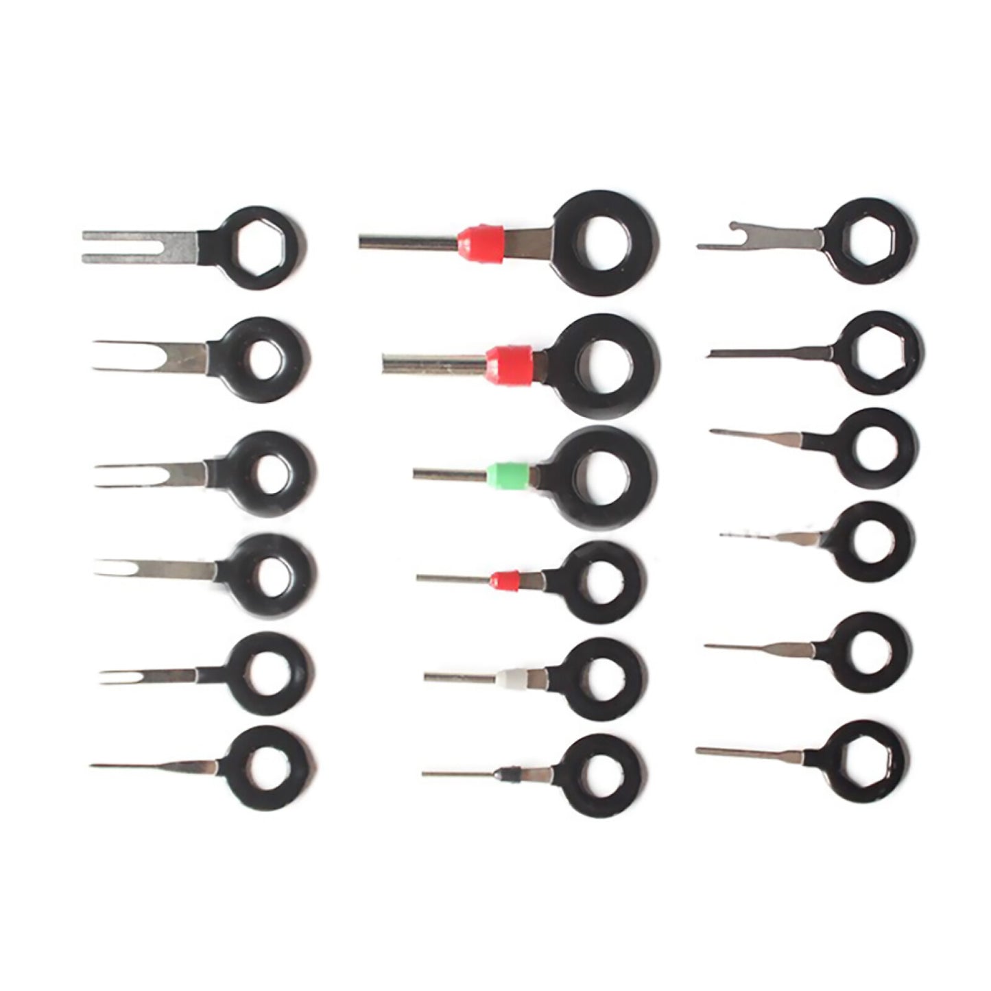 18 Pack Aluminum Motorcycle Wire Terminal Removal Tool Wiring Pin Puller B