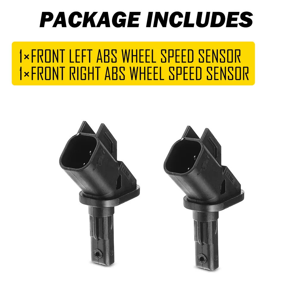 2x ABS Speed Wheel Sensor Front Left Right For V50 V70 C30 for VOLVO C70 S40 S60 S80