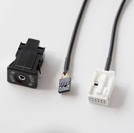 Retrofit AUX auxiliary mp3 cable socket for Mercedes W169 W245 W203 W209 W164