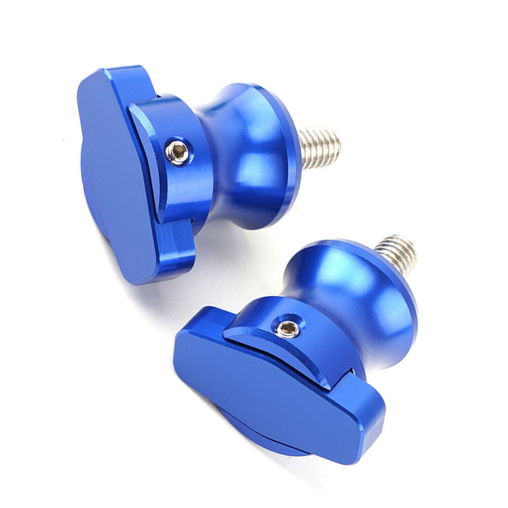 2¢ªCNC Schwingenschieber Spulen St?nderschrauben M8 f¨¹r for Honda CBR600RR 03-17 Blau