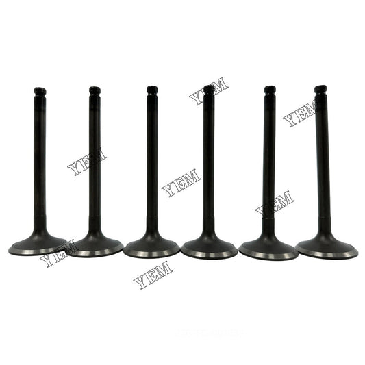 12PCS 6BB1 Intake Valve Exhaust Valve for Isuzu Diesel Engine Parts for Isuzu In