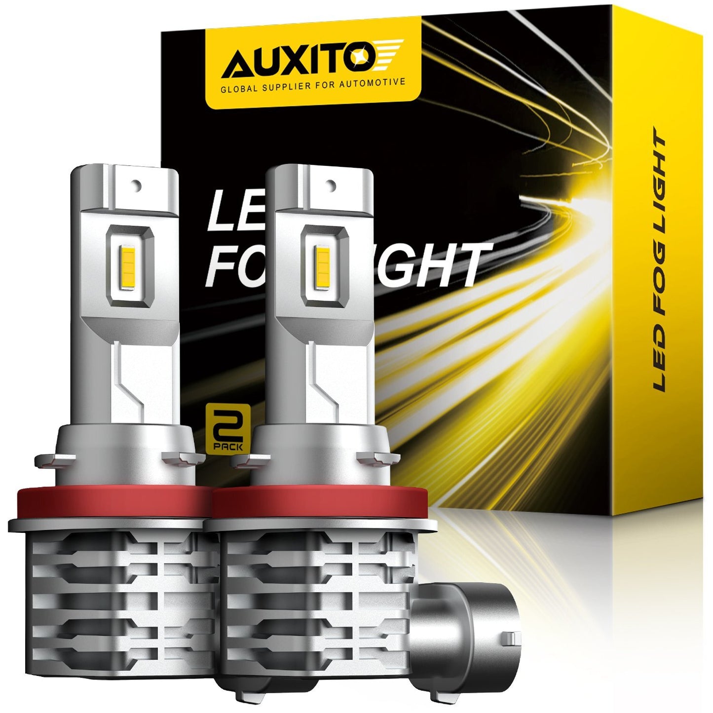 Golden Yellow H11 H8 H16 LED Glossy Finish TSX ILX TL MDX for RDX RL
