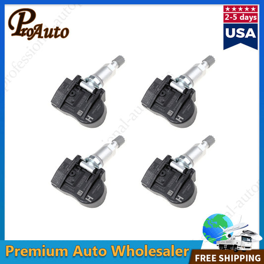 Set of (4) 433MHz TPMS Tire Pressure Sensor for Jaguar for Land Rover for Range Rover
