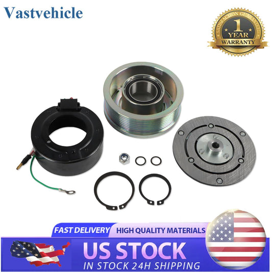 1pc AC Compressor Clutch For 2009-2014 1.5L COIL 5 GROOVE PULLEY 1810