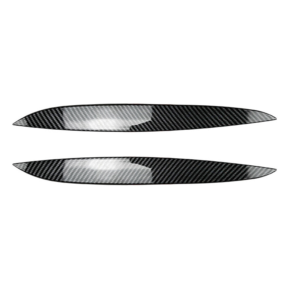 for VW for Golf MK4 1997-2005 Headlight Eyebrow Eyelid Cover Trim Carbon Fiber Black