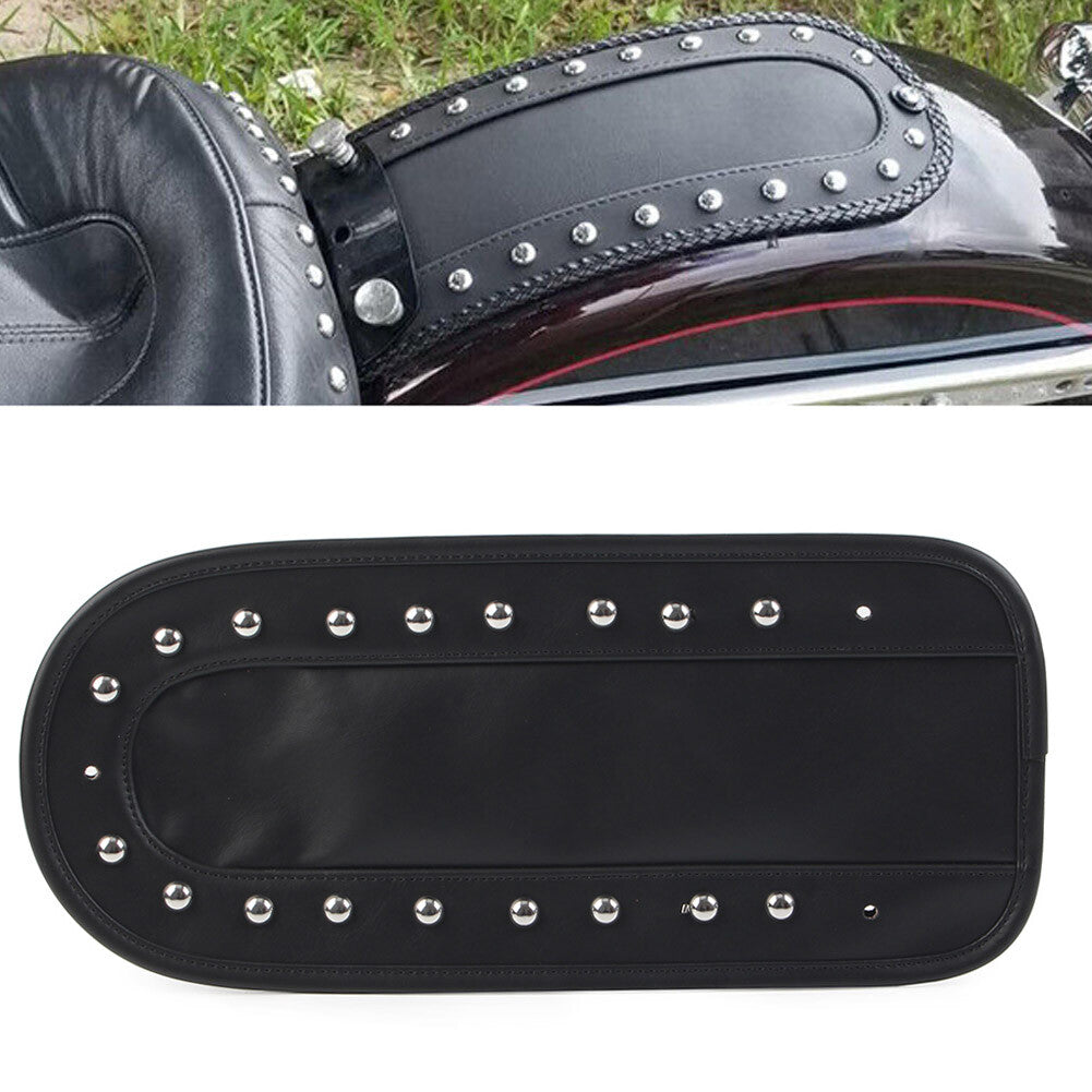 Rear Fender Bib Solo for Seat for Harley Heritage Softail 2006-2017 Black PU Leather