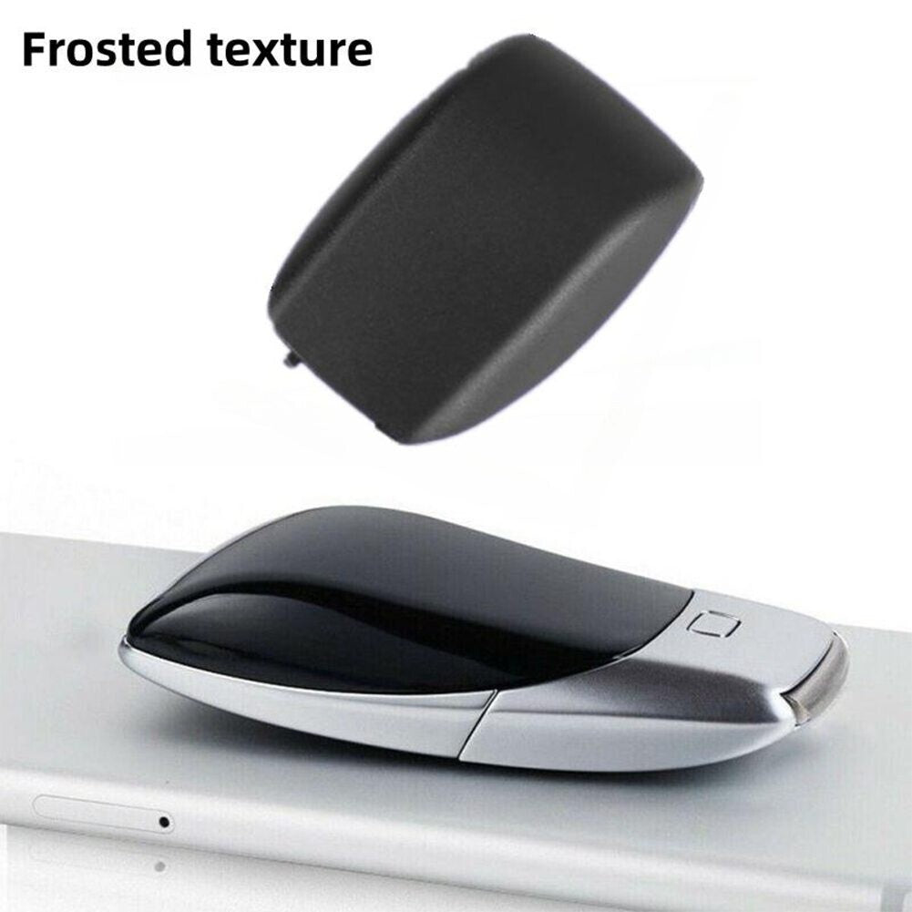 1x Matte Black for Smart Key Case Cover Rear Cover for Mercedes-Benz C E S Class